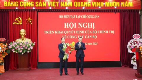 Bộ Chính trị điều động, phân công, bổ nhiệm đồng chí Hoàng Trung Dũng giữ chức Tổng Biên tập Tạp chí Cộng sản