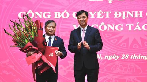 Đồng chí Vũ Đại Thắng được điều động, chỉ định giữ chức Phó Bí thư Thành ủy Hà Nội