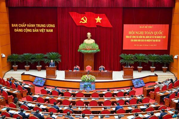 Hội nghị toàn quốc tổng kết công tác kiểm tra, giám sát và thi hành kỷ luật của Đảng