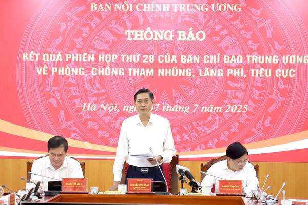 Sửa đổi, bổ sung Quy định về phối hợp giữa Ban Nội chính Trung ương với các tỉnh uỷ, thành uỷ trực thuộc Trung ương